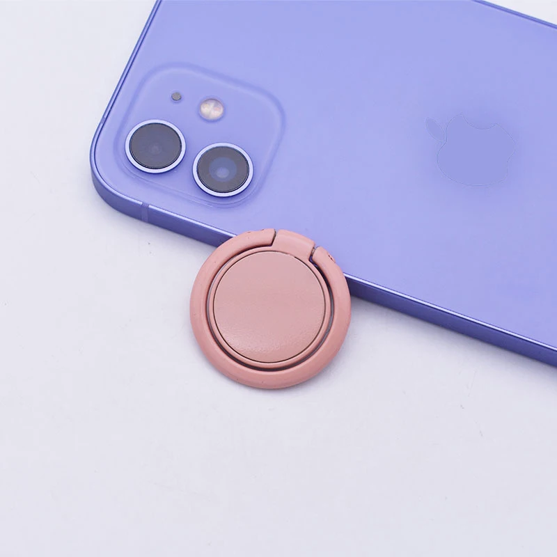 رقيقة للغاية الفاخرة حامل الهاتف المحمول المقبس العالمي الهاتف سيارة قوس حامل اكسسوارات البنصر آيفون 12 برو