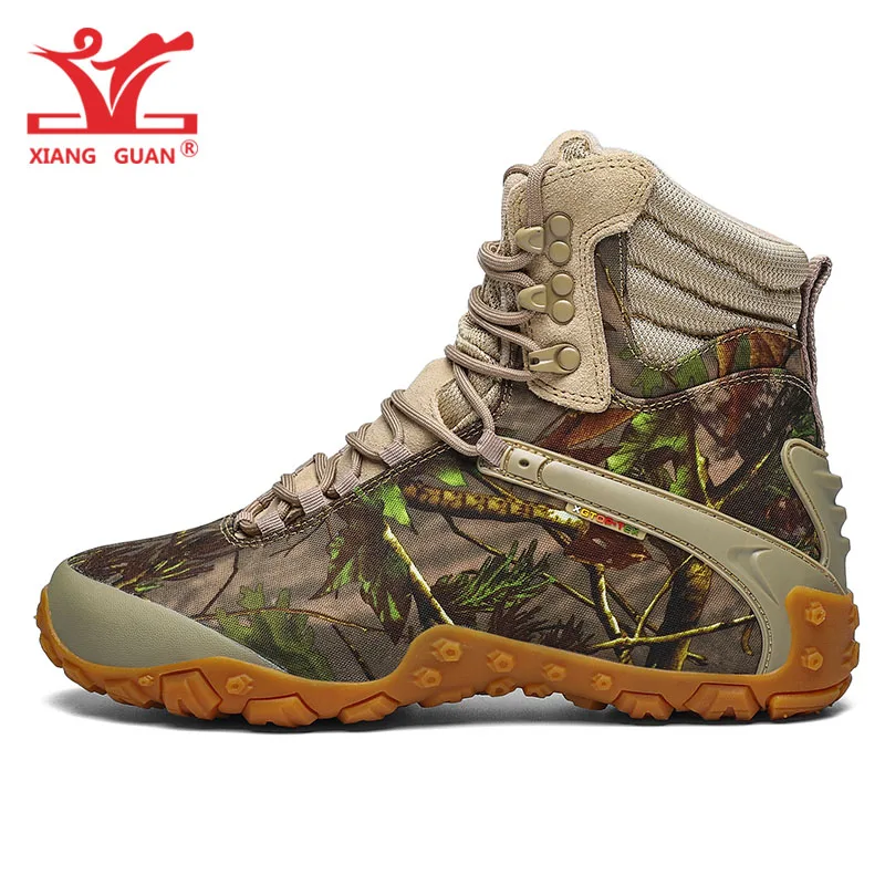 

Walking Boots Mens Womens Waterproof Sandy Black Military Camouflage High Outdoor Tactical Trekking Hiking Tourism Camping Shoes