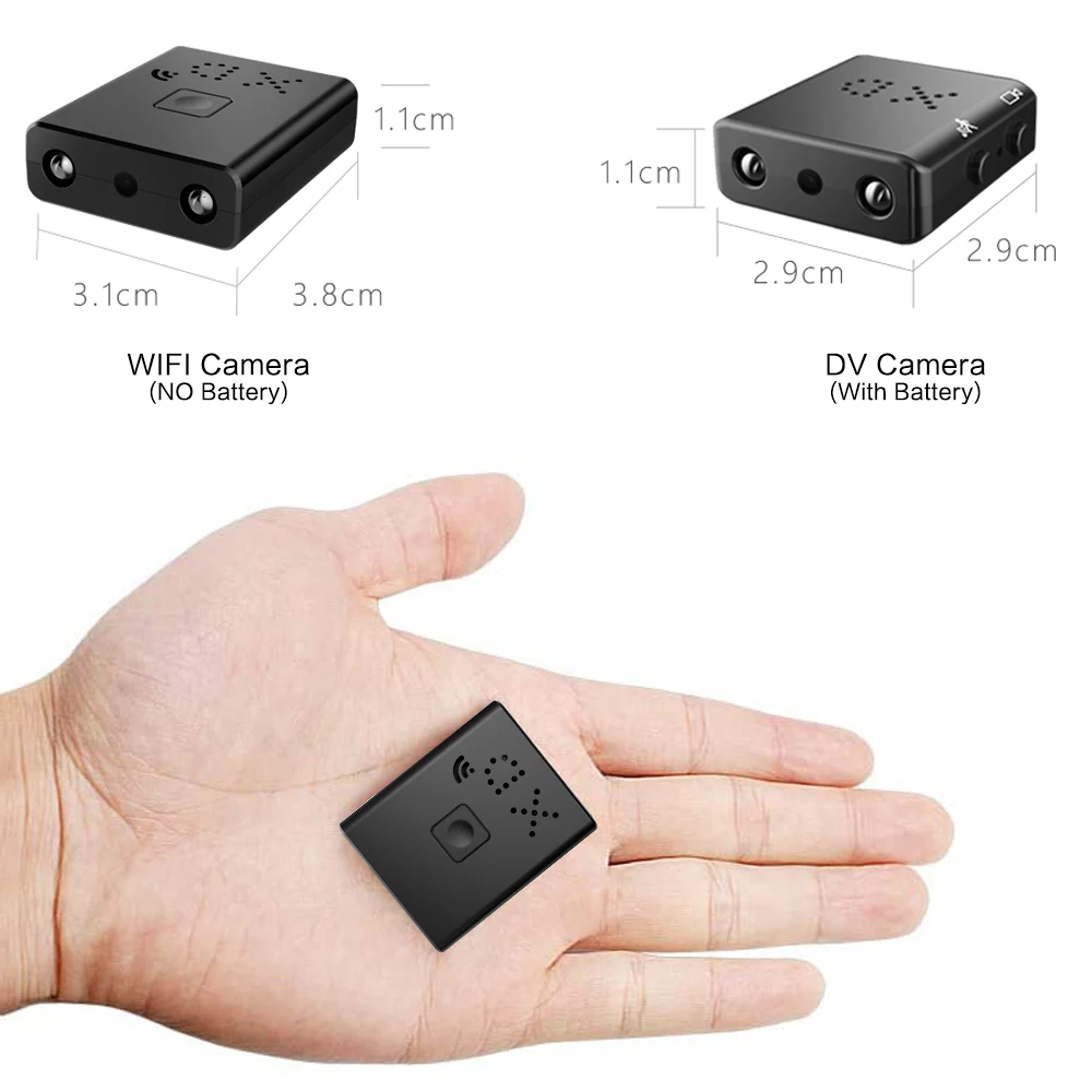 1080P Mini Camera Wifi Xd Smart Draadloze Camcorder Ip Kleinste Mini Camcorder Sport Micro Camera Loop Recording Remote Monitor