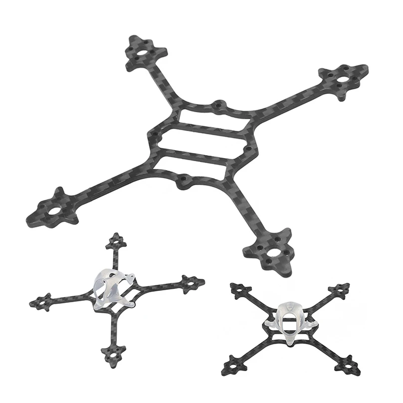 JMT 115มม.แผ่นด้านล่างคาร์บอนไฟเบอร์ + กล้องป้องกัน Canopy สำหรับ Happymodel Crux3 Quadcopter FPV Racer Drone เปลี่ยน