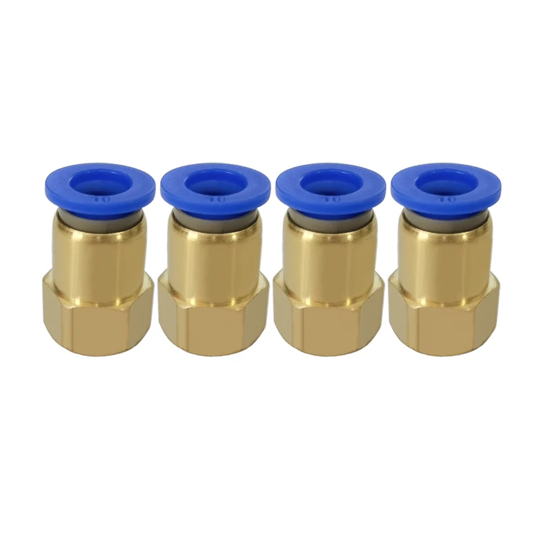 

Free Shipping 500 Pcs PCF12-03, 3/8" PT Female Thread 12mm Push In Joint Pneumatic Quick Fitting