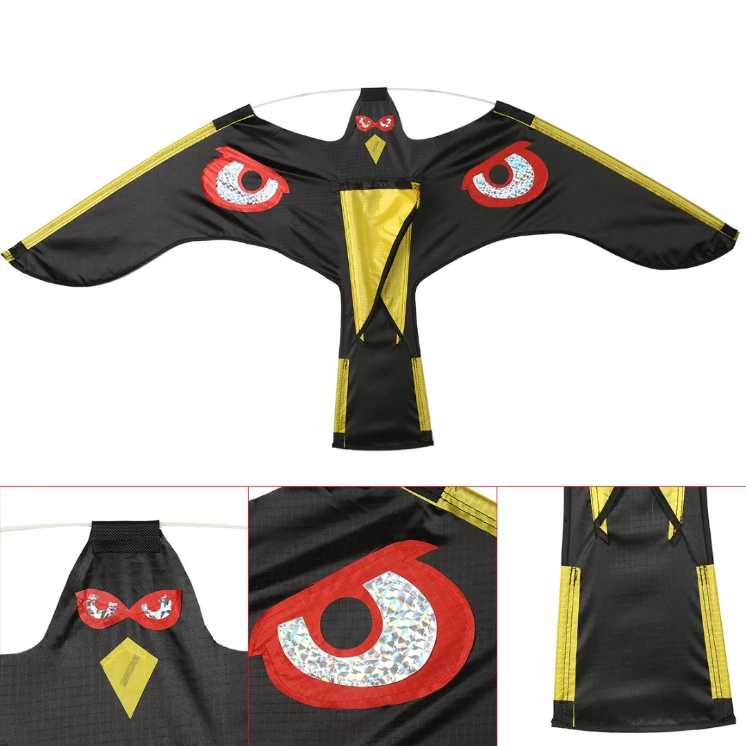 Specification:  Brand new  Kite Dimension:Approx.130cmx60cm  All hawk kites must be taken down in winds over 20mph  Bird Repelle