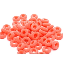50PCS 3 Colors Elastic Round Cutting Tail Rubber Ring High Elastic Tendon Castrating Circle For Castration Pliers Farm Animal