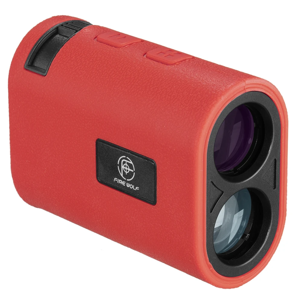 FIRE WOLF Hunting Speed Tactical Digital telemetro Measurer mini red LED high Precision Laser Infrared golf distance Rangefinder