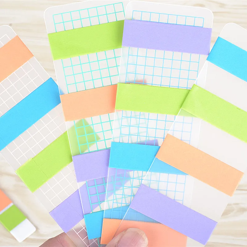 Tablero de cinta adhesiva portátil de PVC, hoja de cinta Washi, paquete de cinta, herramienta planificadora DIY, 6 unids/lote