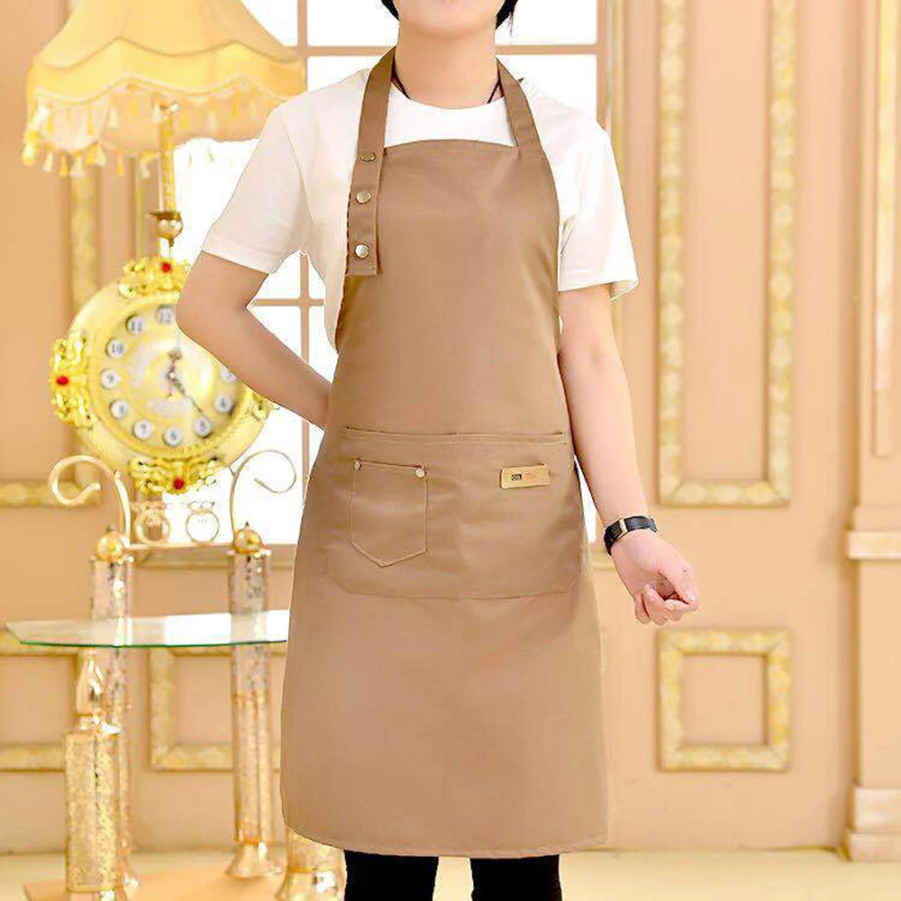 Pure Color Cooking Kitchen Apron For Woman Men Chef Waiter Cafe Shop BBQ Hairdresser Aprons Bibs Kitchen Accessory Dropshipping