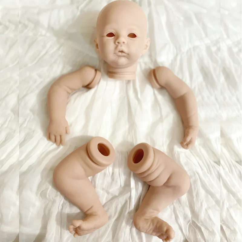 17 polegada reborn bebê boneca prado kit popular toque macio realista recém-nascido reborn bebê boneca molde peças