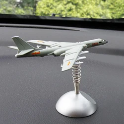 Airplane Model with Car Desk Decoration Holder Ornamental Gift Collection