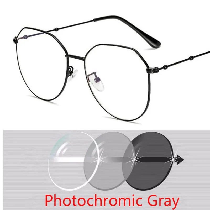 Metal Irregular Polygon Reading Eyeglasses Women Men Prescription Spectacles Eyewear +0.5 +0.75 +1 +1.25 +1.5 +2 +2.5 +3 +3.5 +4