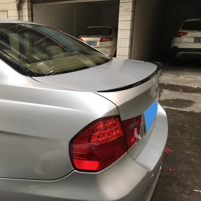 For BMW E90 320i 320li 325li 328i Spoiler 2005-2011 Car ABS Plastic Unpainted Primer Rear Trunk Boot Wing Lip Spoiler