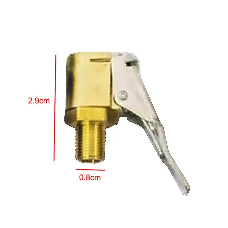 1pc Car Air Pump Auto Repair Tool Valve Clip 8mm Air Pump Chuck Clip Brass Tyre Tire Inflator Valve For Compressor Car Connector