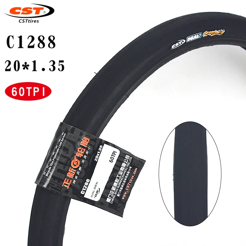 CST Bicycle tires 20inch Color tire C1288 20*1.35 Bicycle accessories 451 20x1 1/8 small wheel diameter folding bicycle tire