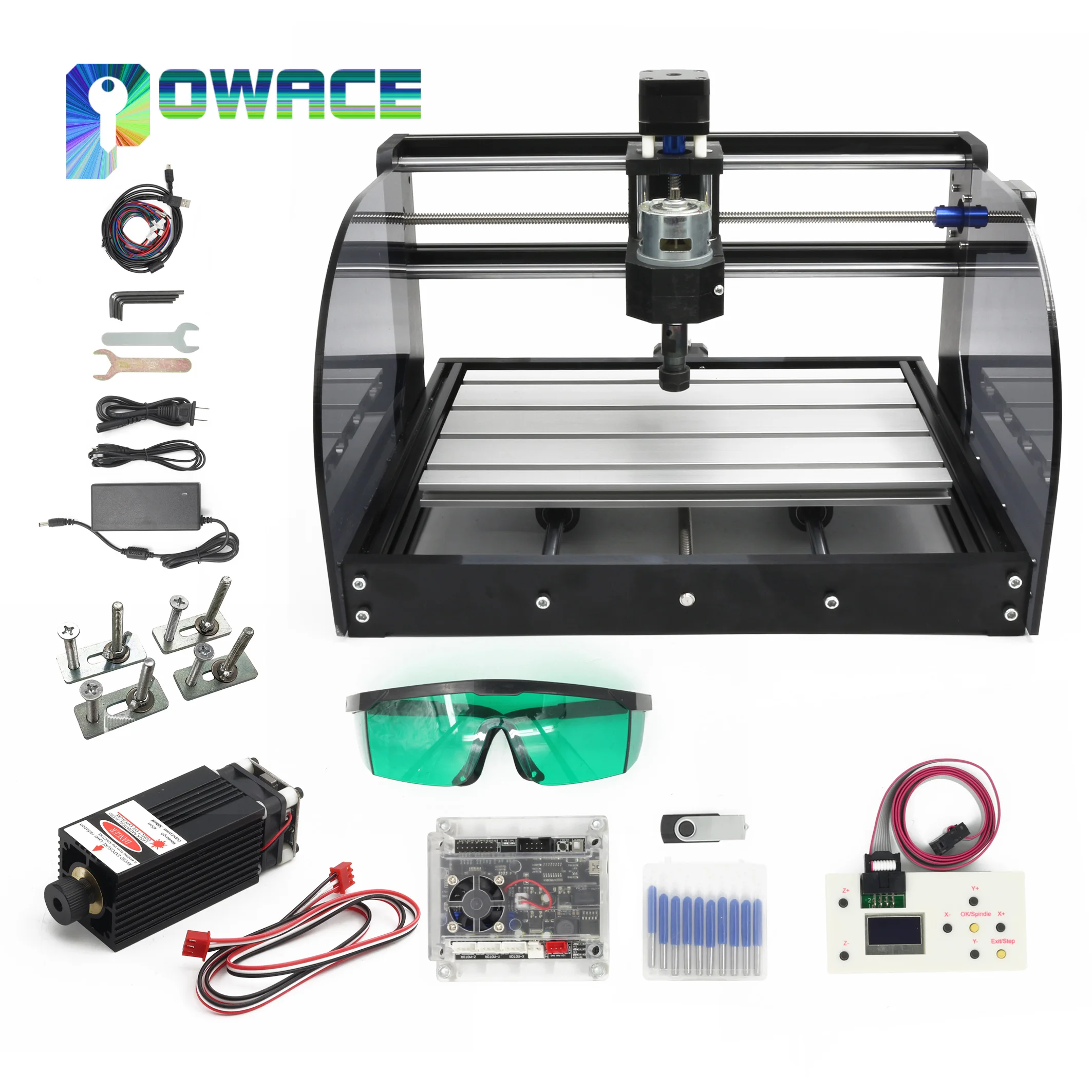 CNC 3018 Pro Max Laser Engraver GRBL Control 3 Axis DIY Engraving Machine PCB Milling Machine With Controller