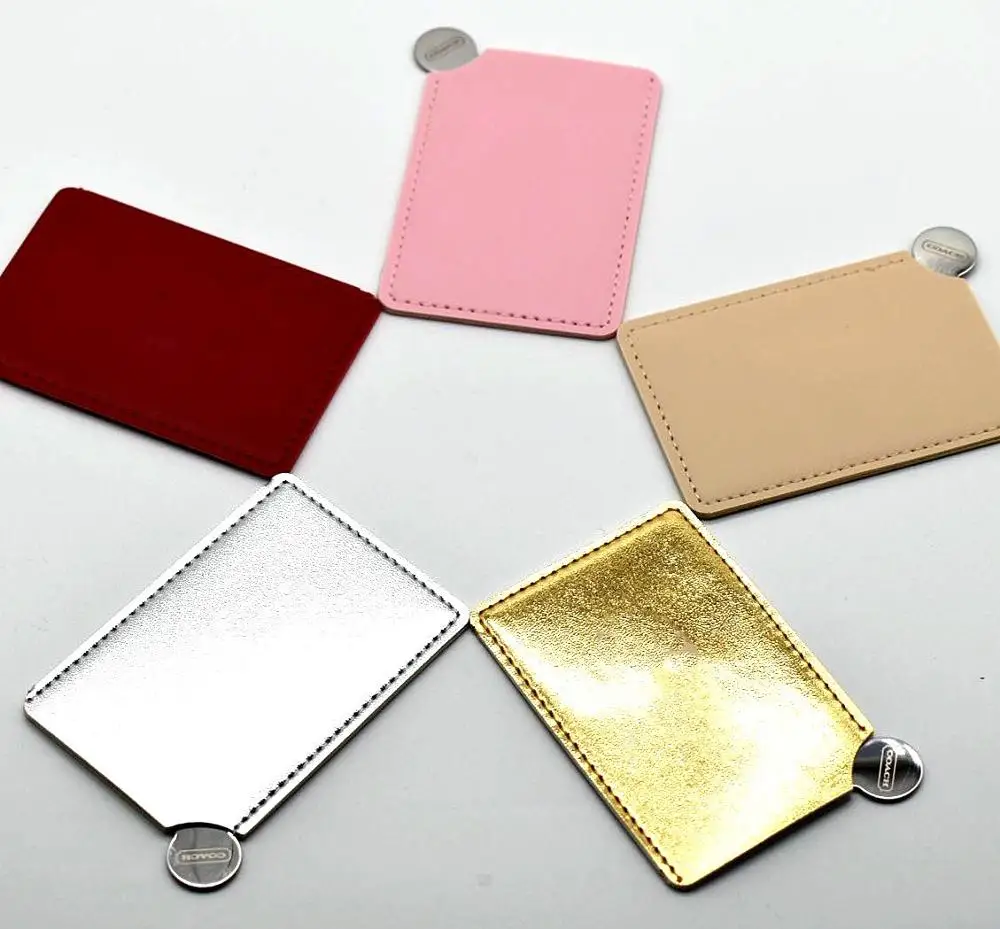 Free shipping 50pcs makeup stainless mirror +50pcs paper bag to US