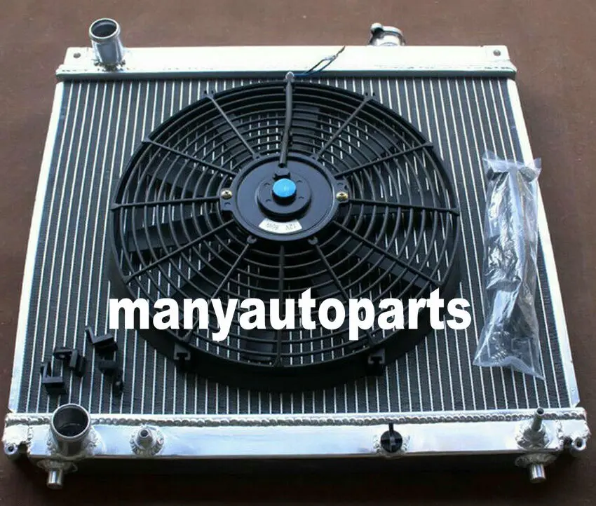 Aluminum Radiator & Fan For Suzuki Grand Vitara SQ / JLX 2.0 2.5 V6 1995-2005 2004 2003 2002 2001