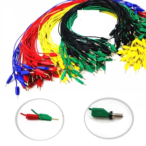 Imagen 2 del producto 20 piezas Cable de prueba de línea de Cable con conector Banana para linterna de 2mm