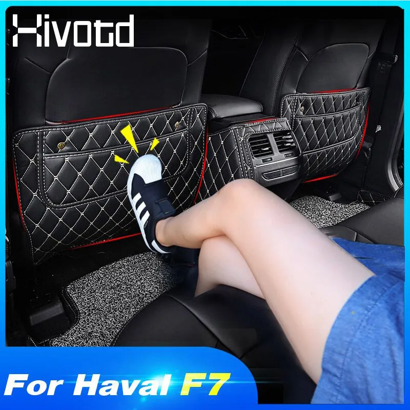 

Hivotd For Haval F7 F7X 2023 Car Seat Back Anti-kick Mat Children Anti-Dirty Protector Waterproof Pads Interior Accessories