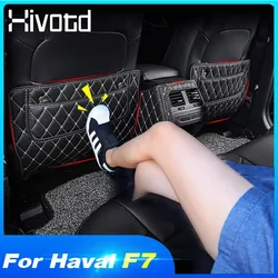 Hivotd For Haval F7 F7X 2023 Car Seat Back Anti-kick Mat Children Anti-Dirty Protector Waterproof Pads Interior Accessories