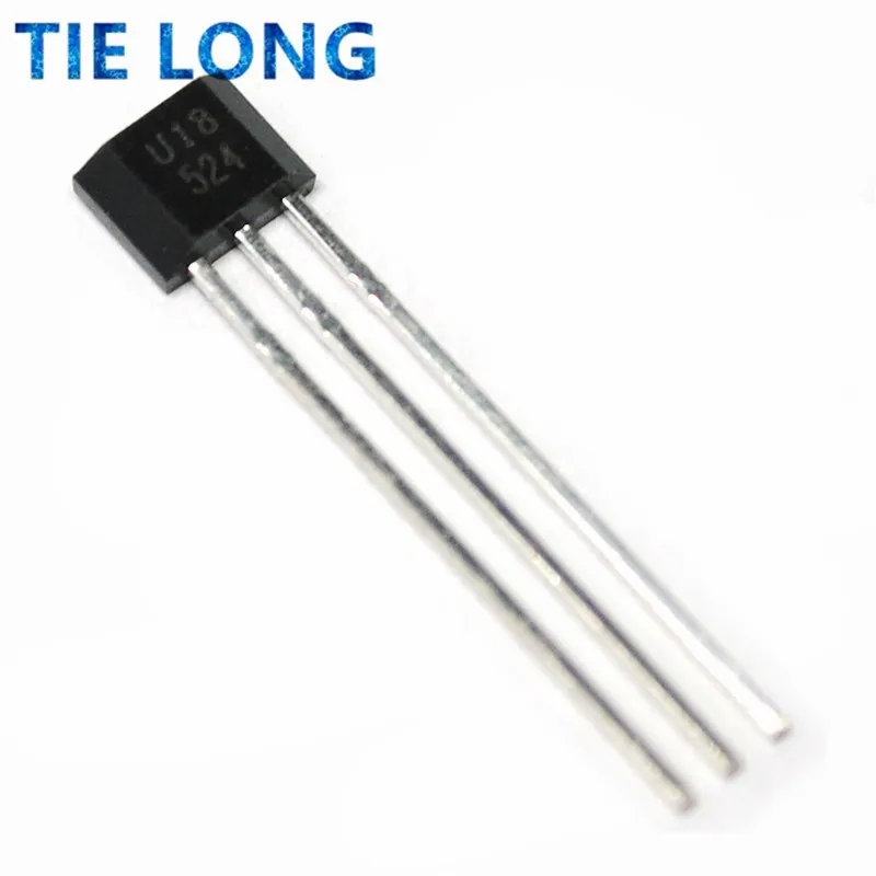 50pcs U18 US1881 TO-92 OH188 1881 U18 TO92 Hall Effect Sensor Magnetic Detector Hall Sensor Motor