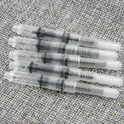 5Pc PENS white 2.6mm Fountain Pen ink cartridges Converter