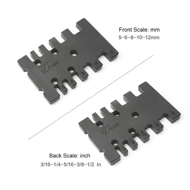 Woodworking Tenon Gauge Template Track Miter Mortise Dovetail Maker Jig Block