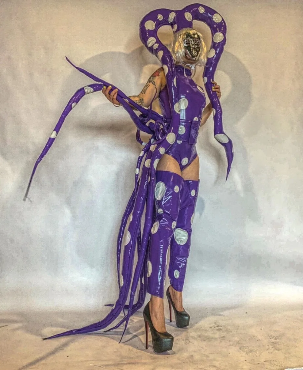 

halloween stage dance show octopus cosplay party costume gogo singer dancer outfit