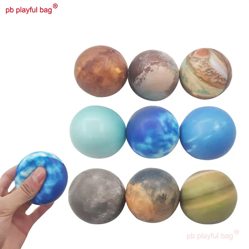 

PB Playful Bag Creative Nine planets decompression ball toy Slow Rising Squeeze Pu material Children's Cartoon model gifts ZG59