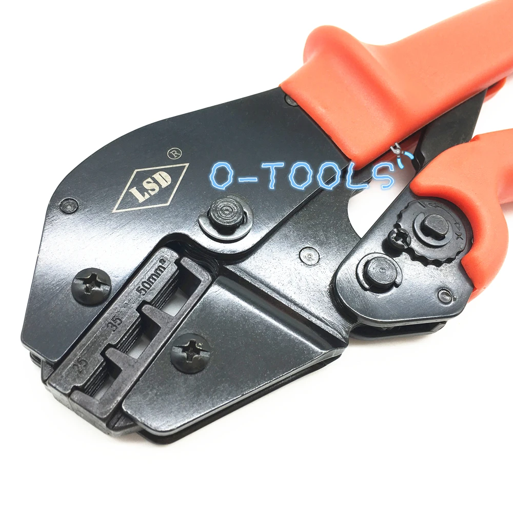 Wire cord end sleeves crimping tools AP-2550GF crimper crimp pliers for cable ferrules 25-50mm2 4-1AWG electric hand tool