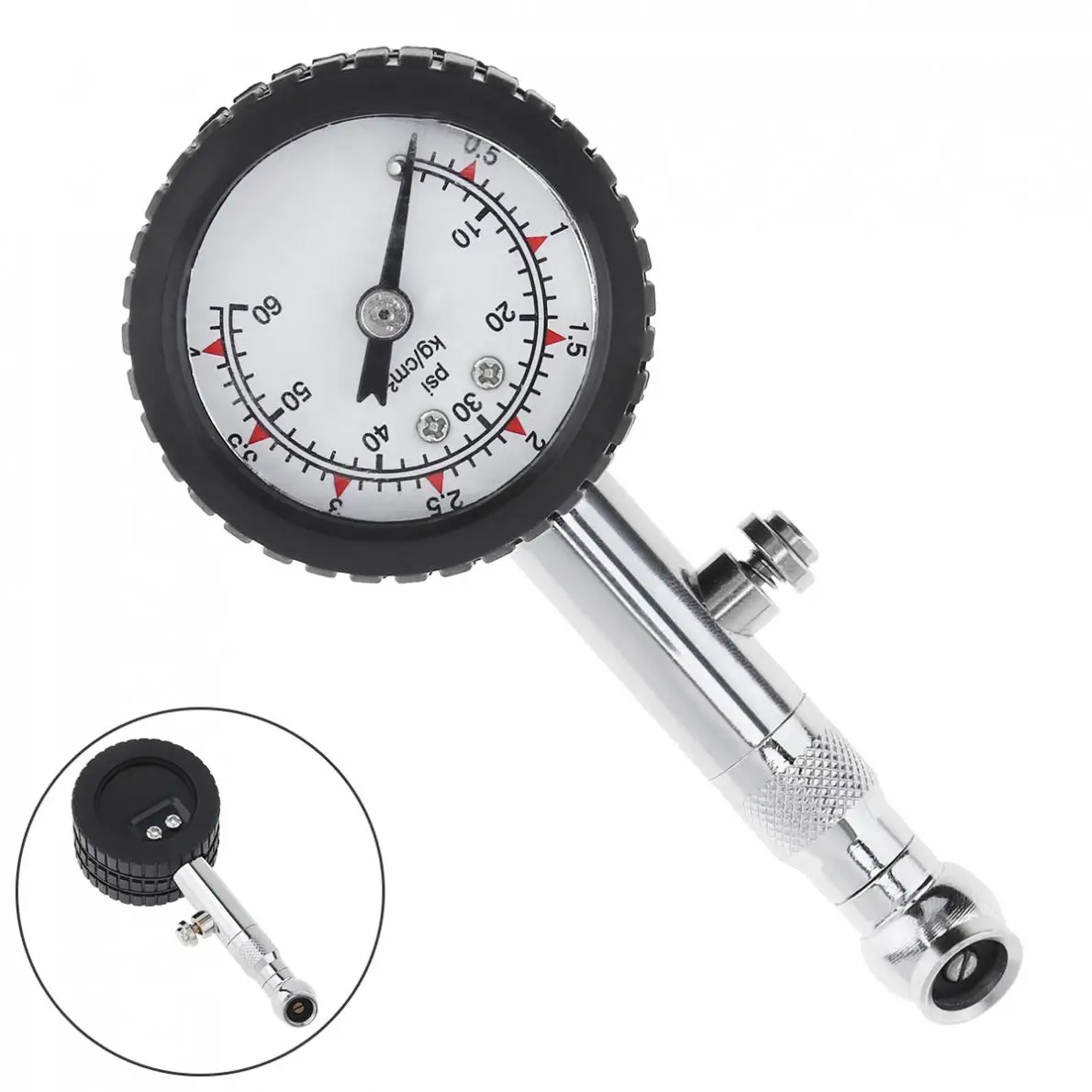 YD-6025 Accurate Auto Car Tire Pressure Gauge Meter Automobile Tyre Air Pressure Dial Meter Vehicle Tester 0-60 psi