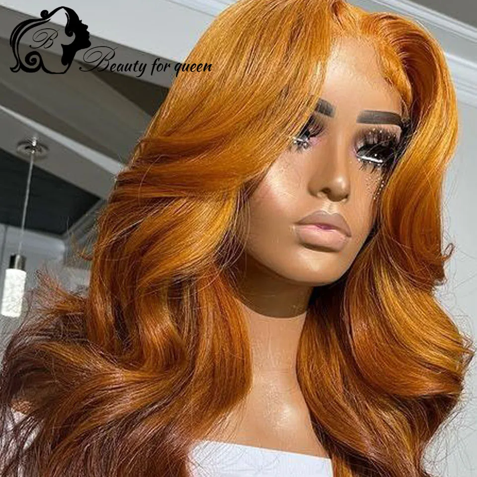 

Светло-коричневый объемная волна Высокое качество Прозрачный парик фронта шнурка 13x4 HD Плотность 180 Бразильский цветной парик из человеческих волос Wear And Go