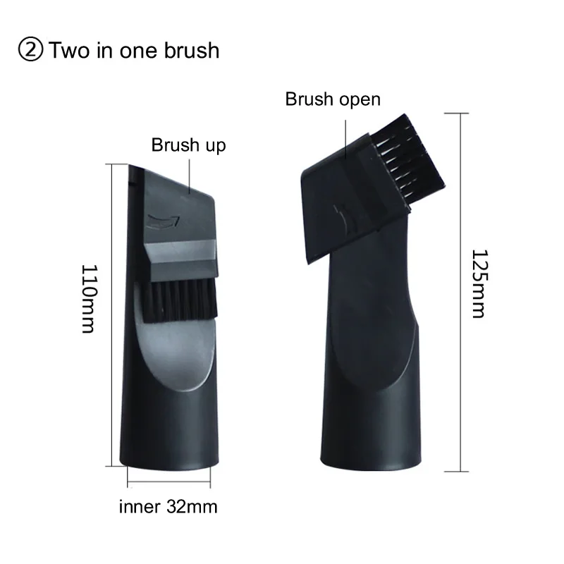 ชุดห้าชิ้นขนาดเล็กอุปกรณ์เสริมสำหรับเครื่องดูดฝุ่น,แปรง,หัวดูด,อะแดปเตอร์ภายใน35มม.ถึง32มม.ชิ้นส่วนเครื่องดูดฝุ่น