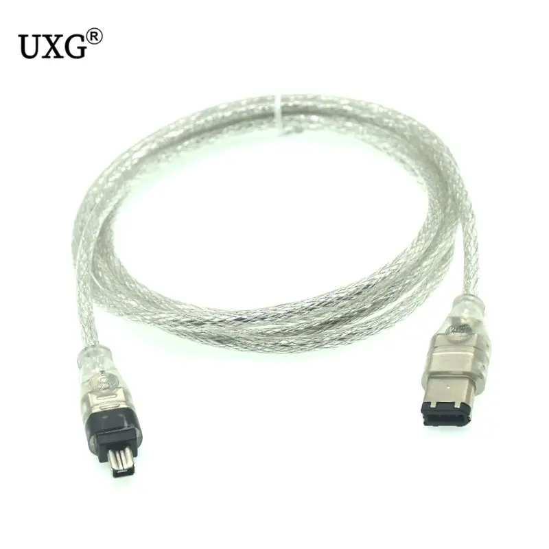 Firewire de 6 Pinos para 4 Pinos Chumbo IEEE 1394 DV Out Cable 5FT 1.5m 150cm