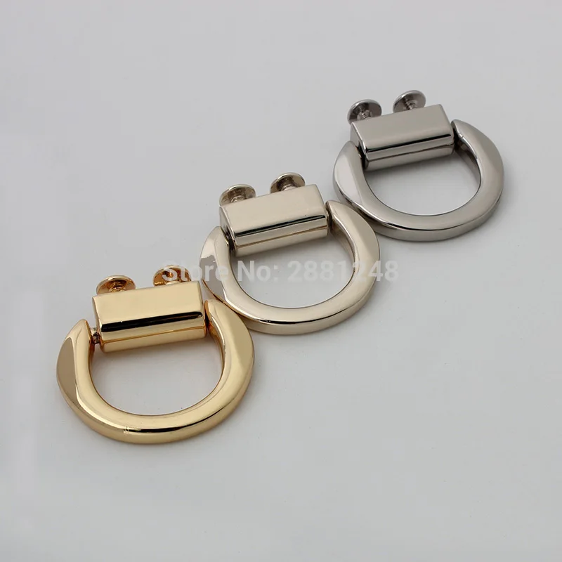 10-30pcs Hanger Connector wholesale handle decoratio finished die casting metal fitting hardware bag accessories screw square