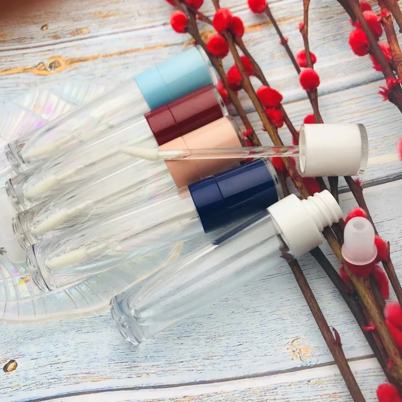 Direkt vom Hersteller: 5ml 8ml Leere Lipgloss-Tuben, Klare Lipgloss-Flaschen in Pink, Schwarz, Nachfüllbare DIY-Kosmetikverpackungen – Detail 16
