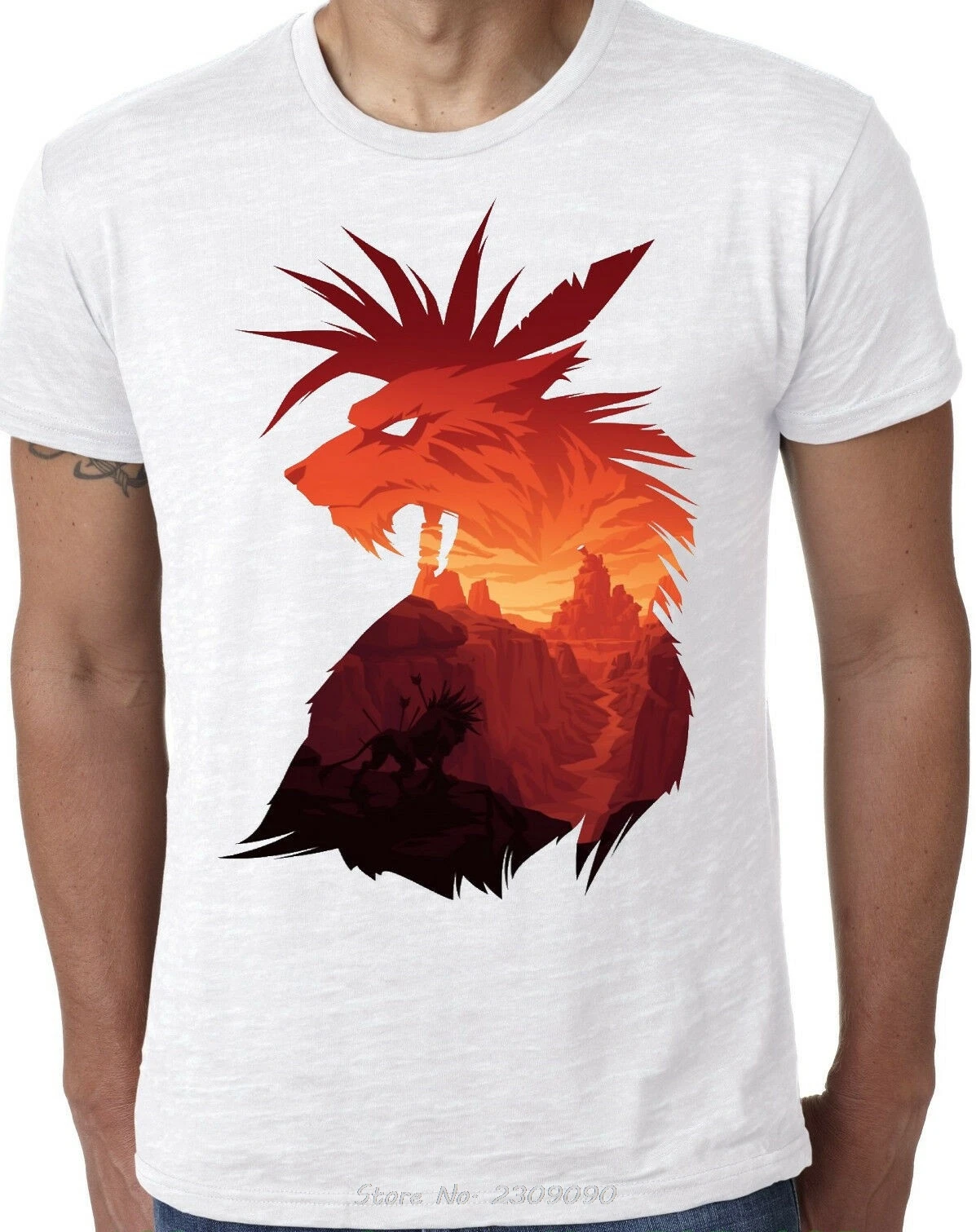 Футболка Классическая Фэнтези 7 дюймов, Красная 13 13-летия, забавная футболка унисекс для взрослых, мужская повседневная хлопковая футболка с коротким рукавом, футболки с аниме в стиле Харадзюку