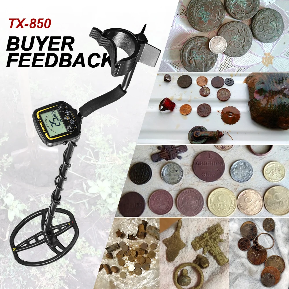 TIANXUN  Metal Detector Underground Professional  Search Finder Gold Detector Treasure Hunter  TX850 Waterproof