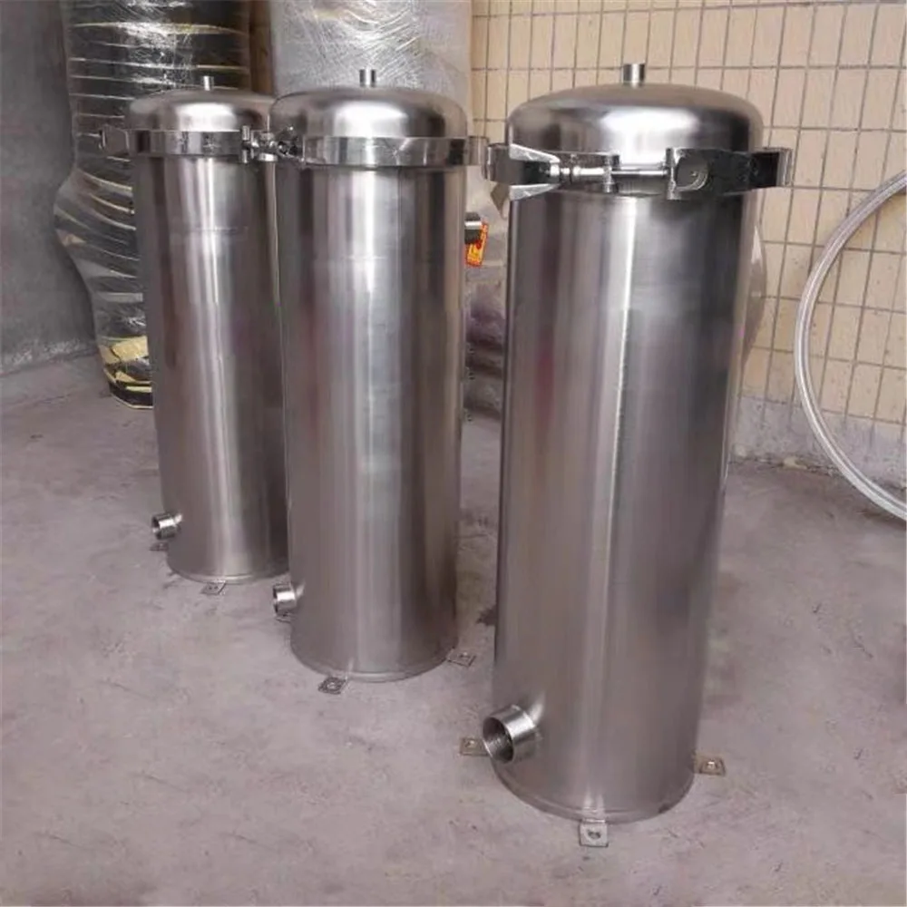 

Bag Filter 304 Stainless Steel Bag Filter Factory Liquid Water Oil Solvent Medicine Diesel Bath Filtration One Bag