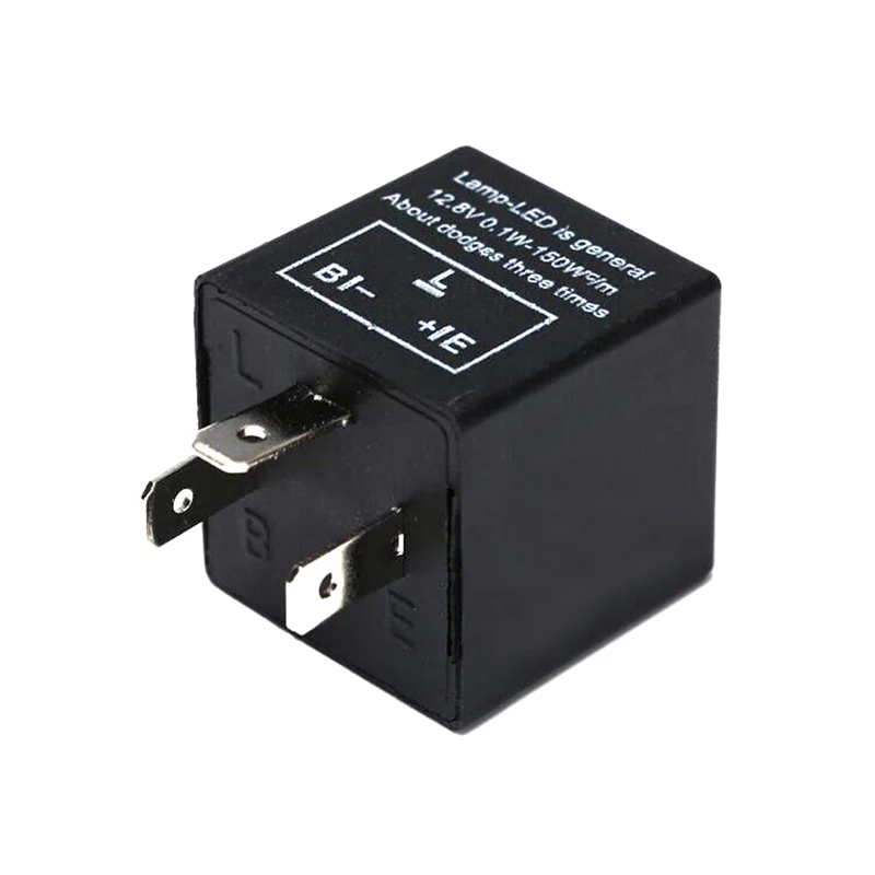 

LED Flasher 12V Adjustable Frequency LED CF14 3 Pin Adjust 12V LED Flasher Relay Car Turn Signal Indicator Blinker Light