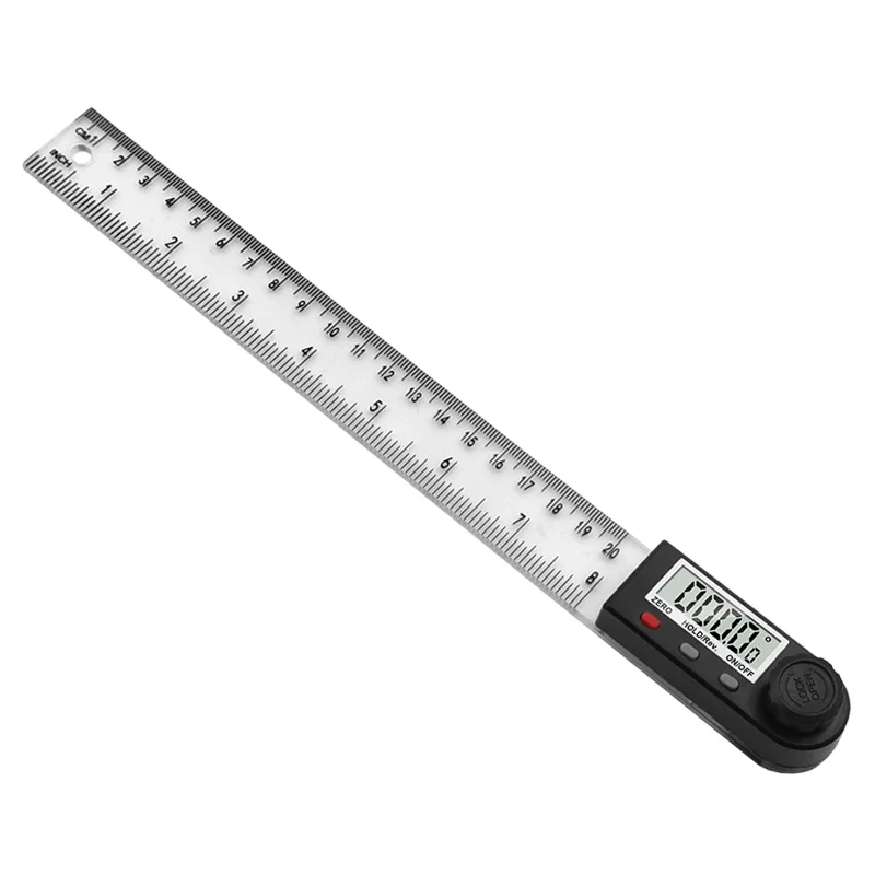 Digital protractor Angle ruler 200mm 8inch Angle Finder Meter Plastic  360 degree protractor inclinometer