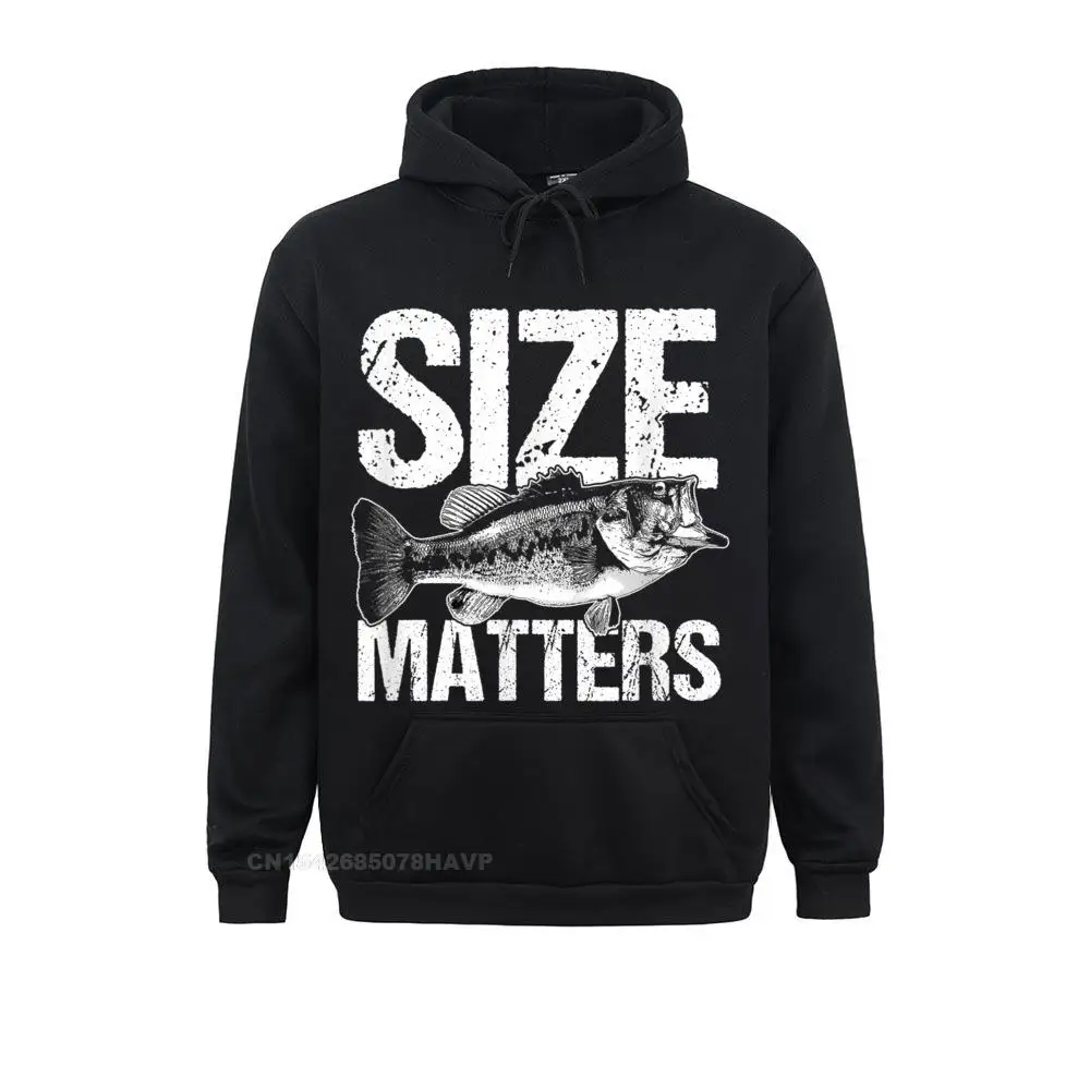 Design Size Fish Matters Funny Bass Fishing Humor Hoodie Long Sleeve April FOOL DAY Hoodies Hot Sale Hoods Men's Sweatshirts