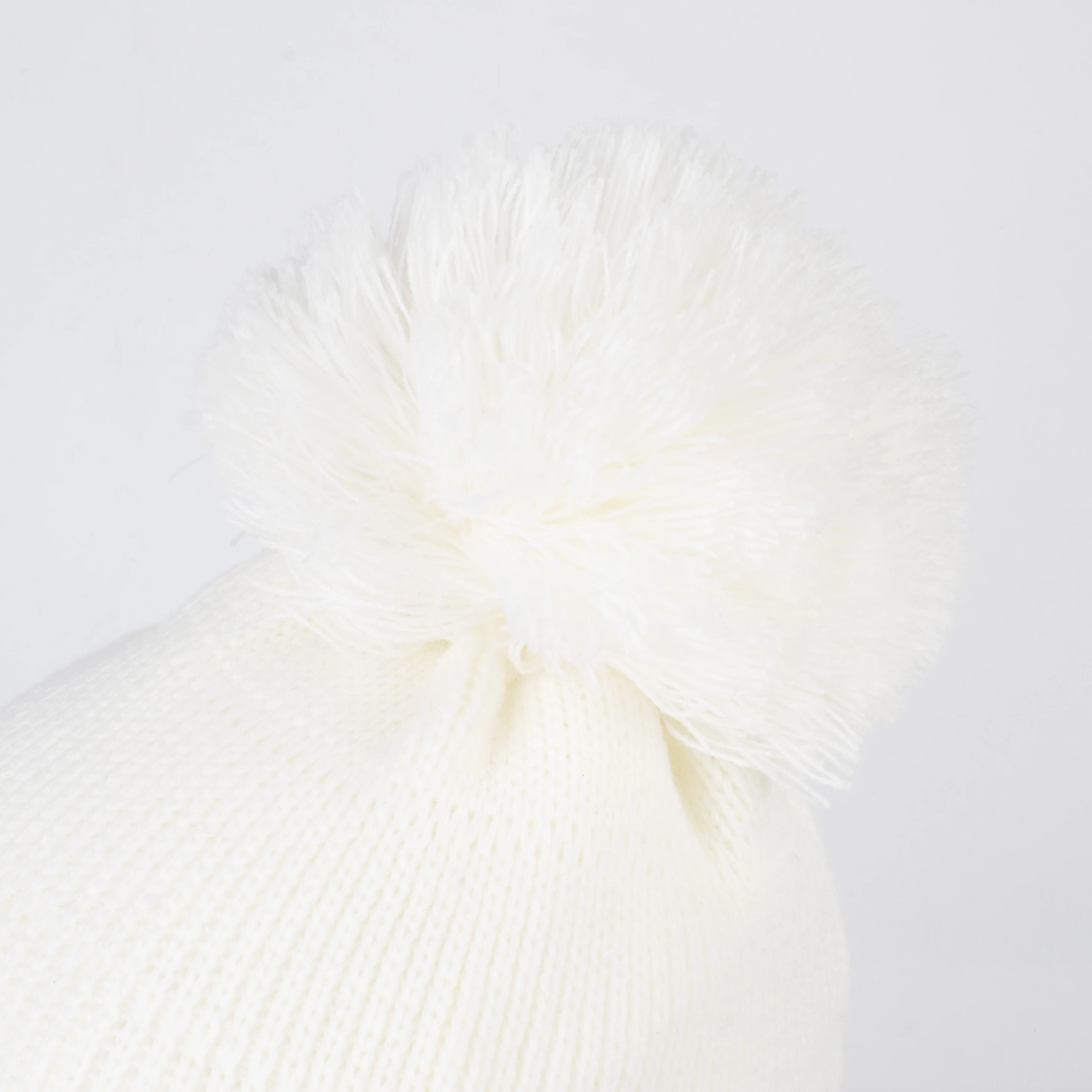 Connectyle Infant Baby Winter Skull Hat Fleece Lined with Earflap Knitted Cute Pom-Pom Solid Color Beanie Caps For Boys Girls