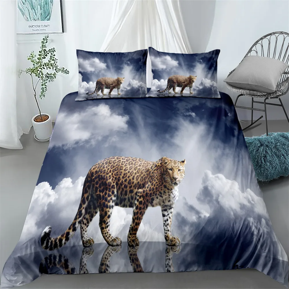 grand savannah 3d duvet cover set king queen double full twin single size bed linen set