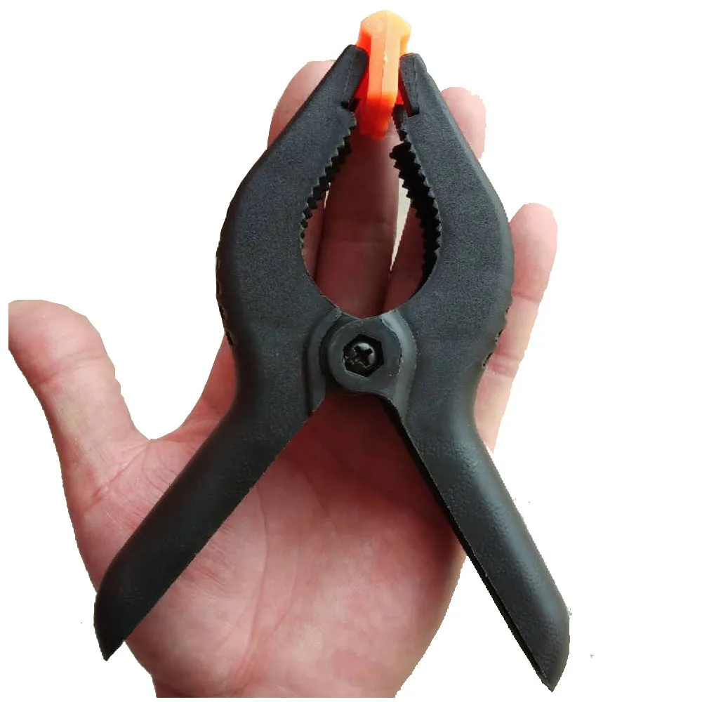 1 sztuk zacisk sprężynowy do obróbki drewna silne przełącz wiosna narzędzia DIY elektryk do obróbki drewna modelarstwo zapięcia klipy szczęki Repair Tool — zdjęcie 2