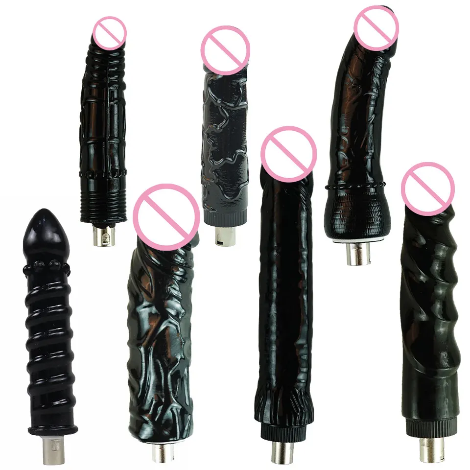 FREDORCH A2 Sex machine Attachment heated dildo Vibrating Dildo black Big Bendable Dildo Male Masturbation Cup for sex machine