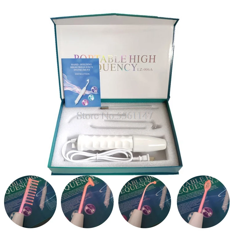 Portable Handheld High Frequency Facial Machine - Acne, Anti-inflammatory, Skin Tightening, Wrinkles, Fine Lines