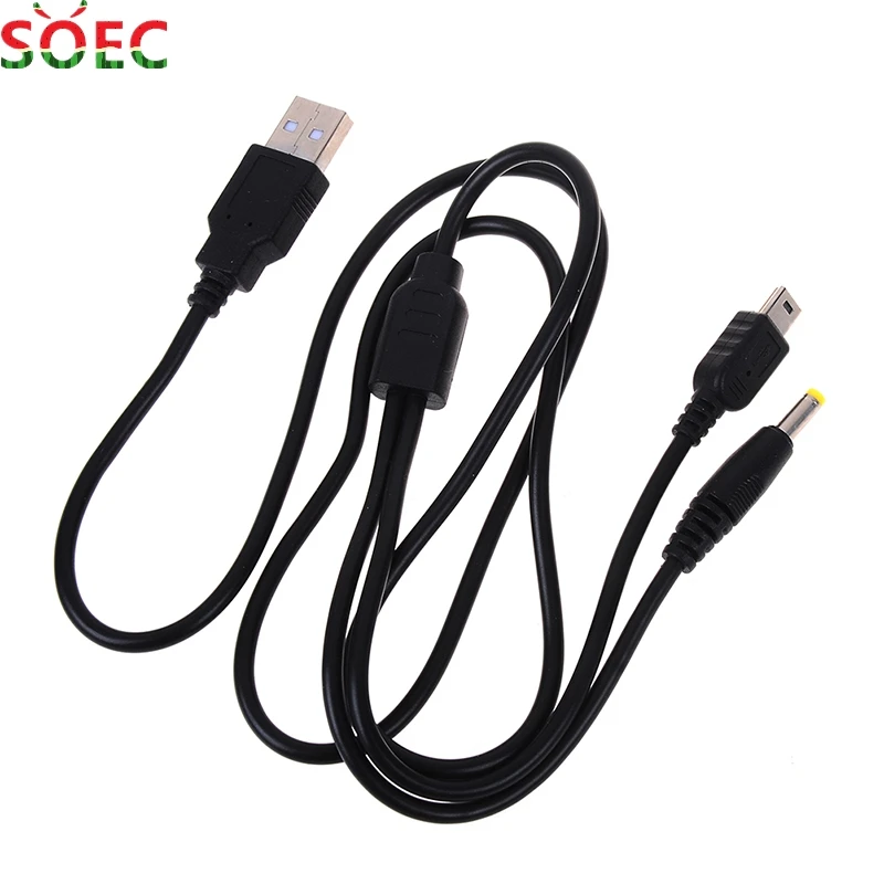 Hot Sale  2-in-1 USB Data Cable / Charger Charging Lead for Psp 1000 / 2000 /3000 Playstation Portable Sony Video Games