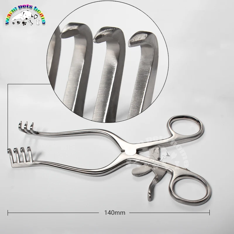 Weitlaner Retractor Self-Retaining Retractors Blunt Wound Weitlaner Retractor Veterinary Instruments