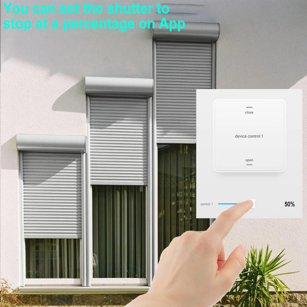Interruptor inteligente para cortinas tuya eu zigbee, controle remoto com cortina de rolo, funciona com alexa e google home