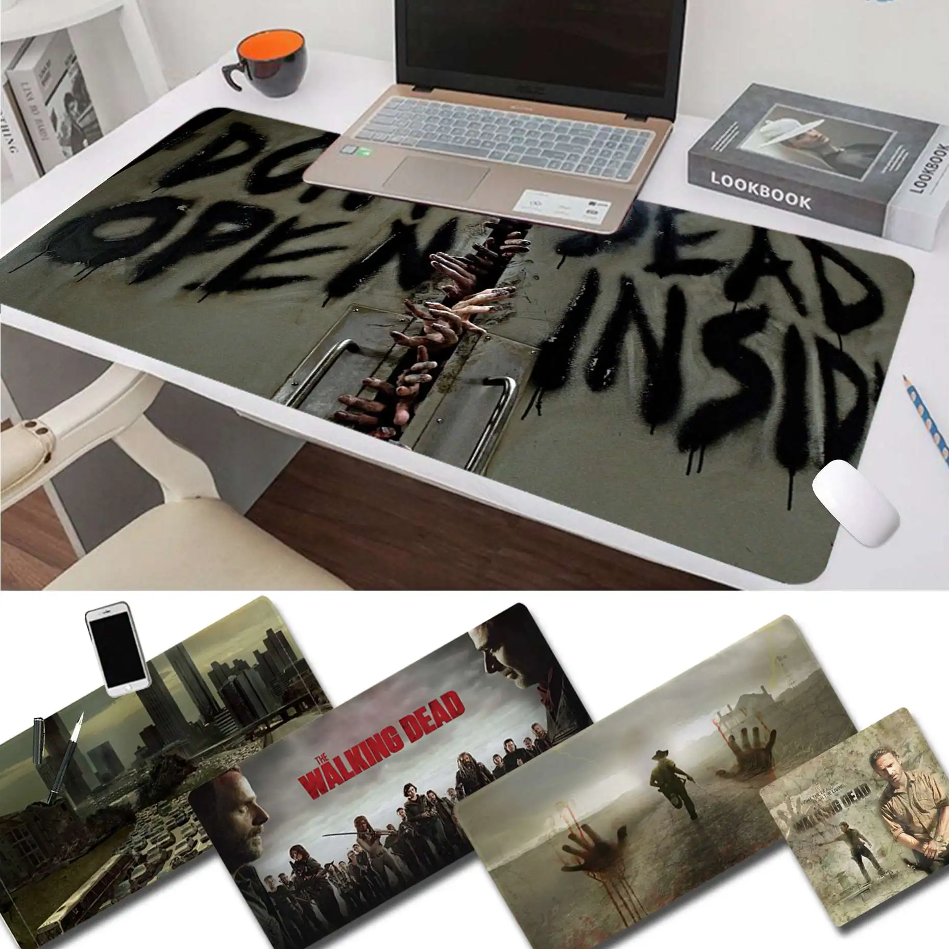 MaiYaCa Boy Gift Pad The Walking Dead Game Comfort Mouse Mat Gaming Mousepad Free Shipping Large Mouse Pad Keyboards Mat