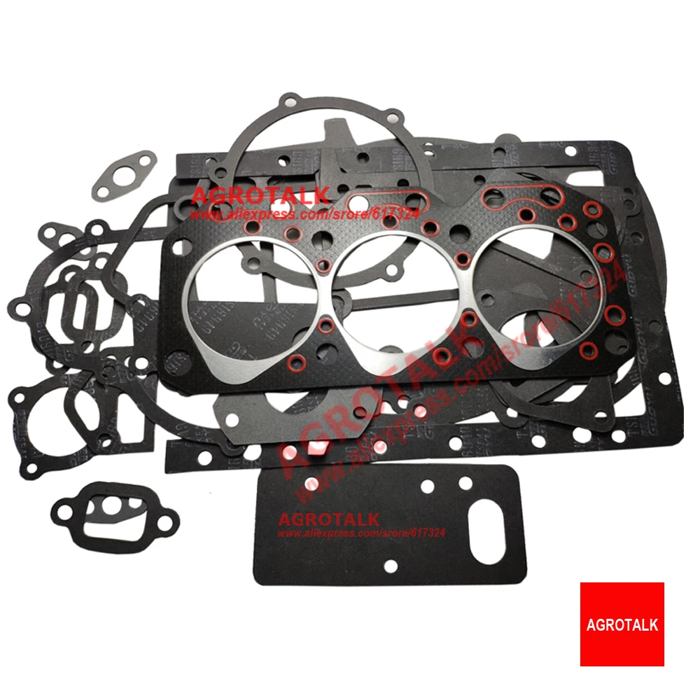 Gaskets kit with cylinder head gasket for Yangdong Y385T / YD385D for tractor like Jinma JM254 tractor